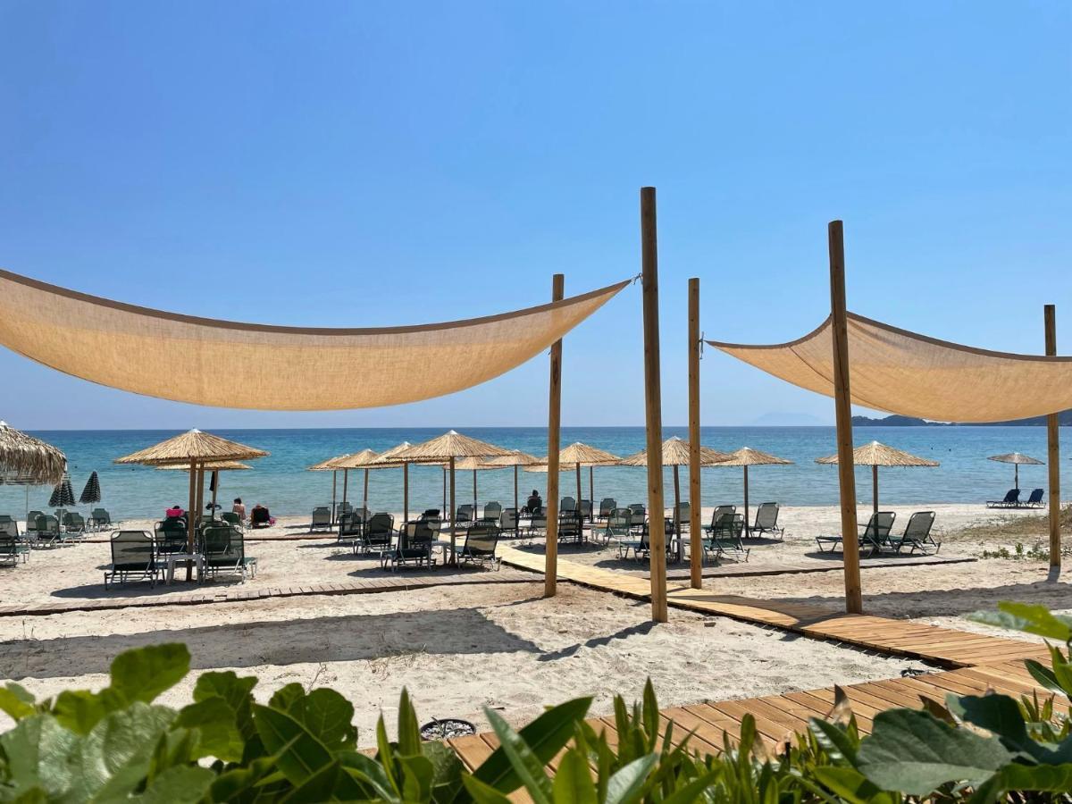 Green Sea Apartments Skala Potamia  Esterno foto